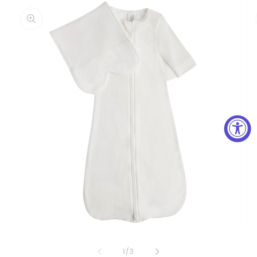 Butterfly Swaddle - Multi-Stage Sleep System (Ivory) - Picture 2 of 9